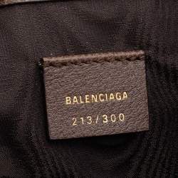 Gucci x Balenciaga Beige/Brown Supreme Canvas The Hacker Project Web Graffiti Laptop Pouch