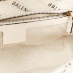 Gucci x Balenciaga Off White/Black Matelassé Leather GG Marmont The Hacker Project Bag
