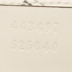 Gucci x Balenciaga Off White/Black Matelassé Leather GG Marmont The Hacker Project Bag