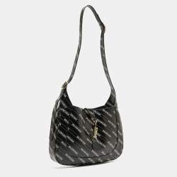Gucci x Balenciaga Black/White Leather Medium The Hacker Project Jackie 1961 Hobo
