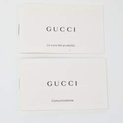 Gucci x Balenciaga Beige GG Canvas and Leather Trifold Wallet