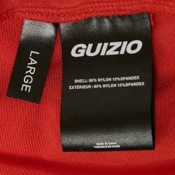 مملوكة مسبقًا فستان غيوزيو شبكة حمراء بلا حمالات مقاس كبير - لارج