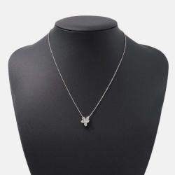 Pre Owned Harry Winston Winston Cluster Small Platinum and Diamond Pendant Necklace