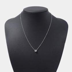 مملوكة مسبقًا Harry Winston Round Cut Solitaire Diamond Platinum Pendant Necklace  