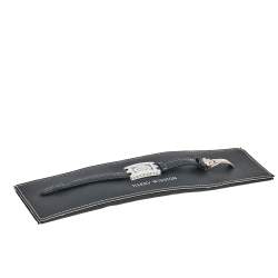 Harry Winston Blue Mother of Pearl 18K White Gold Diamond Avenue 310LQW Women's Wristwatch 21 mm 