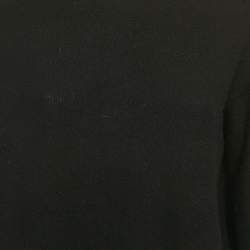 Pre Owned كنزة هيلموت لانغ صوف وكشمير سوداء مقاس صغير - سمول