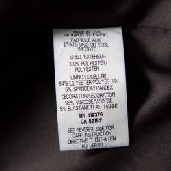 Helmut Lang Black Textured Synthetic Raze Tank Top M 