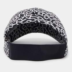 Hermes Navy Blue Ilona Naoussa Printed Jersey Cap S