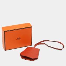 Pre Owned Hermes Terre Battue Swift Leather The Spirit of Faubourg Clochette Cles