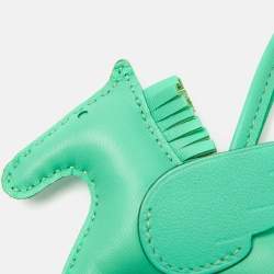Hermès Vert Comics Milo Leather GriGri Rodeo Pegase Bag Charm PM