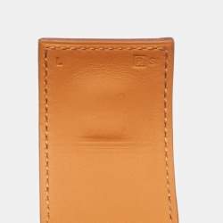 Hermès Collier De Chien Red Leather Gold Plated Bracelet