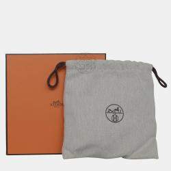 Pre Owned Hermes Etoupe Togo Leather Kelly Belt