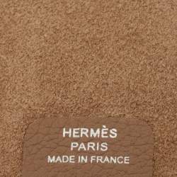 Hermes Etoupe Togo Leather Ulysse PM Notebook Cover