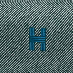 Hermes Vert Foret Wool Small Bride-a-Brac Natte Pouch
