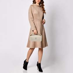 Hermès Seigle Wool Small Bride-a-Brac Au Carre Pouch