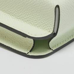 Hermes Vert Fizz/Vert Comics/Rubis Epsom Leather Hermèsway Phone Case
