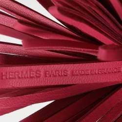 Pre Owned Hermès Pink Leather Milo Carmen Keyring