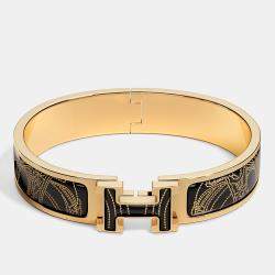 Hermes Brides de Gala Applique Pique Clic H Bracelet 