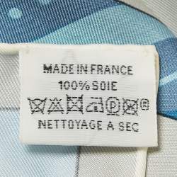 Hermès Grey Reve d'Australie Silk Scarf