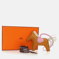 Hermes Rodeo MM Sesame/Mauve Sylvestre/Craie Swift