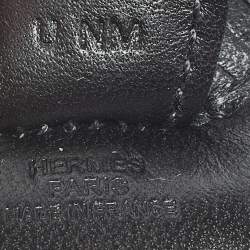 Pre Owned Hermès So Black Milo Leather GriGri Rodeo Bag Charm PM