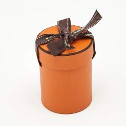 Pre Owned شال حرير مطبوع ملون من هيرمس