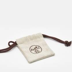 Pre Owned Hermès Chaine d'Ancre Two Tone Metal Hair Clip