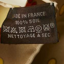 Pre Owned Hermès Multicolor Silk Selle De Dignitaire Scarf