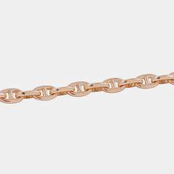 مملوكة مسبقًا Hermes Chaine D'Ancre Bracelet 24 Frames Size Tpm 18K Pink Gold