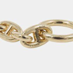 Pre Owned سوار هيرمس شين دانكر 22 إطار حجم ت.ب.م ذهب أصفر 18 قيراط