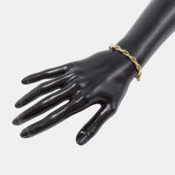 Pre Owned سوار هيرمس شين دانكر 22 إطار حجم ت.ب.م ذهب أصفر 18 قيراط