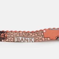 مملوكة مسبقًا Hermès Blush Orange Hermes-Paris Station Silk Candy Doll Twilly 