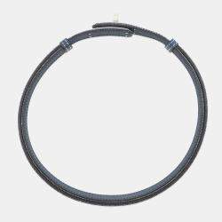 مملوكة مسبقًا Hermes Belt Kelly Jean Blue Indigo/White/Blue Navy Denim Epsom Size 18