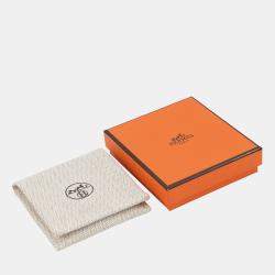 مملوكة مسبقًا قلادة هيرمس بوب آش بحجم صغير وردي دراجي مطلي بالذهب لاكيه