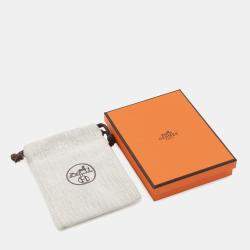 Pre Owned Hermes Mini Mayon Necklace Size Pm Claim Lacquer Metal