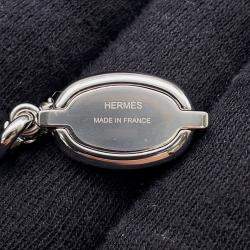 Pre Owned Hermes Mini Mayon Necklace Size Pm Claim Lacquer Metal