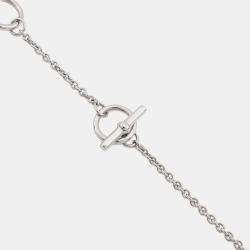 Pre Owned Hermes Mini Mayon Necklace Size Pm Claim Lacquer Metal