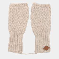 Pre Owned هيرمس لو جروف كشمير 85% موهير 15% لوز/ذهبي بحجم صغير