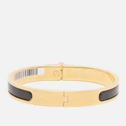 Pre Owned سوار هيرمس كيلي كليك ميني إيناميل مطلي بالذهب