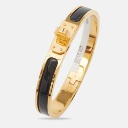 Pre Owned سوار هيرمس كيلي كليك ميني إيناميل مطلي بالذهب