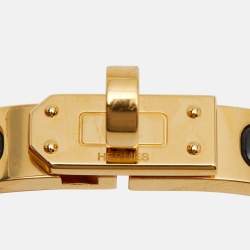 Pre Owned سوار هيرمس كيلي كليك ميني إيناميل مطلي بالذهب