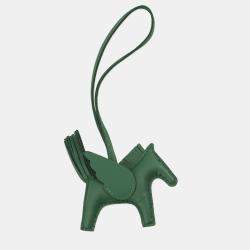 Pre Owned روديو بيجاسوس فيرت ناعم جلد خروف مقاس صغير هيرميس