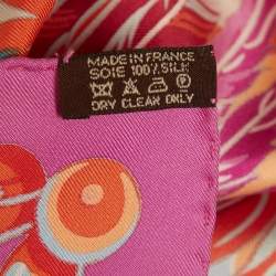 Pre Owned Hermès Violet Mythiques Phoenix Silk Scarf