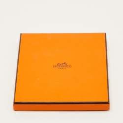 مملوكة مسبقًا Hermès Natural Sable/Bleu Zanzibar/Rose Azalee Swift Leather Paddock Bombe Bag Charm