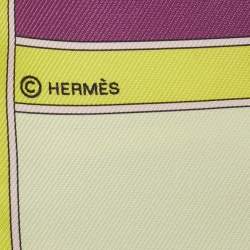 Pre Owned Hermès Multicolor Camails Silk Twilly Scarf