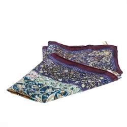 Pre Owned Hermes Multicolor Pique Fleuri De Provence Print Silk Scarf