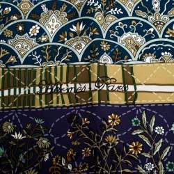 Pre Owned Hermes Multicolor Pique Fleuri De Provence Print Silk Scarf