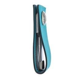 Pre Owned Hermes Blue Paon Swift Leather In The Pocket Lacie USB Key