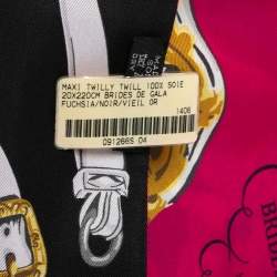Pre Owned Hermès Bicolor Brides De Gala Silk Maxi Twilly Scarf