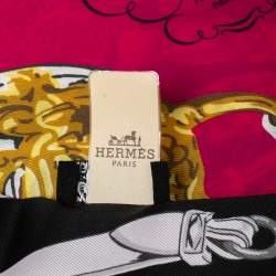 Pre Owned Hermès Bicolor Brides De Gala Silk Maxi Twilly Scarf